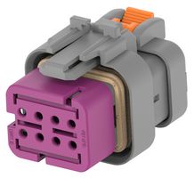 TE CONNECTIVITY 2320924-3 Carcasa de Conector Automotriz, Llave C, AMPSEAL 16 High Temperature Series, Macho, 8 Posiciones