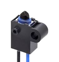 ARATAS D2EW-SC02M Microswitch, Screw Mount, Ultra Subminiature, Pin Plunger, SPST-NC, Wire Leaded, 100 mA, 12 V