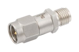 L-COM LCAT1000-08 Atenuador Fijo RF, SMA Macho a SMA Hembra, 8 dB, DC hasta 6GHz, 2 W, 50 ohm, Acero Inoxidable