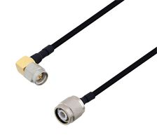 L-COM LCCA30492-FT2 Cable RF / Coaxial ensamblado, 2 ft, 609.6 mm, Adaptable a Mano 0.141, SMA Macho de Ángulo Recto