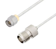 L-COM LCCA30556-FT3 Cable RF / Coaxial ensamblado, 3 ft, 914.4 mm, Adaptable a Mano 0.085, SMA Macho, TNC Hembra
