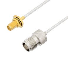 L-COM LCCA30568-FT4 Cable RF / Coaxial ensamblado, 4 ft, 1.2 m, Adaptable a Mano 0.085, SMA Jack Pasamuro, TNC Hembra