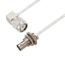 L-COM LCCA30594-FT2 Cable RF / Coaxial ensamblado, 2 ft, 609.6 mm, Adaptable a Mano 0.085, BNC Mamparo Hembra