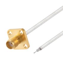 L-COM LCCA30719-9IN Cable RF / Coaxial ensamblado, 9 ", 228.6 mm, Adaptable a Mano 0.085, SMA hembra, Extremo Libre