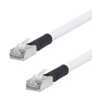 L-COM TRD695SPL-15 Cable Ethernet, Cat6, RJ45 Macho a RJ45 Macho, FUTP (par trenzado no blindado laminado), Blanco