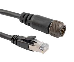 L-COM TRG677-MMC-10F Sensor Cable, Mighty Mouse Plug, RJ45 Plug, 3.05 m, 10 ft, TRG677-MMC Series