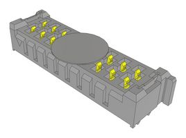 SAMTEC UMPS-09-03.5-S-V-S-W-FR Rectangular Power Connector, 9 Contacts, mPower UMPS Series, Surface Mount, Solder, 2 mm