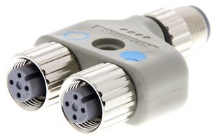 OMRON INDUSTRIAL AUTOMATION XS2R-D426-1 Divisor de Sensor, Sin Cable, Estilo - Y, Montaje en Cable, 4 Posiciones M12 Macho