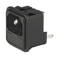 SCHURTER 4304.6026 Módulo entrada energía IEC sin filtrar, IEC C14, Propósito General, 10 A, 250 VAC