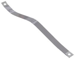 CHOMERICS L-1011-9 Ground Strap, Cho-Strap® Insulated, 0.187" Dia. Holes, #10 Screw, Stud to Stud, 9 ", 222.3 mm