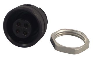 BINDER 09 0982 00 04 Conector Circular, Subminiature Circular Connector, Serie 710, 4 Contactos