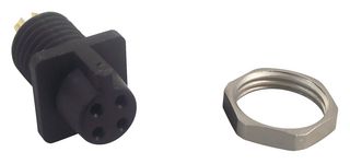 BINDER 09 9766 30 04 Circular Connector, Subminiature Circular Connector, 709 Series, Panel Mount Receptacle, 4 Contacts
