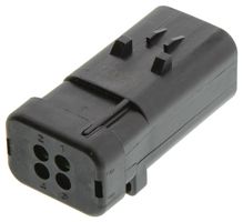 TE CONNECTIVITY 776488-3 Automotive Connector Housing, AMPSEAL 16 Series, Receptacle, 4 Positions