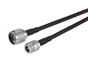 L-COM CA-NMNFA004 RF / Coaxial Cable Assembly, 4 ft, 1.22 m, CA-195, N Type Plug, N Type Jack, 50 ohm