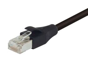 L-COM TRD855SCRBLK-15 Cable Ethernet, Cat 5e, RJ45 Macho a RJ45 Macho, Negro, 4.6 m, 15 ft
