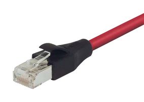 L-COM TRD855SCRRD-15 Cable Ethernet, Cat 5e, RJ45 Macho a RJ45 Macho, Rojo, 4.6 m, 15 ft