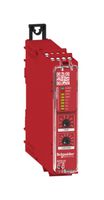 SCHNEIDER ELECTRIC XPSUS12AP Safety Relay, 24 VAC/VDC, DPST-NO, Harmony XPS Series, DIN Rail, 5 A, Screw