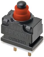 OMRON ELECTRONIC COMPONENTS D2GWA13DBYOMR Microswitch, Subminiature, Hinge Lever, SPST-NO, PC Pin, 10 mA, 13.5 V