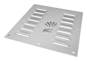 HAMMOND 1481L88 Accesorio de Carcasa, Apersianado, Panel de ventilación, Steel, Gris, Hammond Enclosures, 268.22 mm