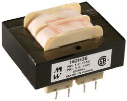 HAMMOND 162H36 PCB Transformer, Low Voltage, Low Voltage, Split Bobbin, 115V, 230V, 2 x 18, 20 VA, 50Hz / 60Hz