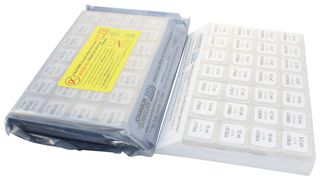 JOHANSON TECHNOLOGY L/C-805DS Capacitor and Inductor Design Kit, 50Pcs 0805 S-Series 4.7-220pF, 20Pcs High Q Chip 2.7-10000nH