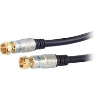 MULTICOMP PRO 24-16432 RF / Coaxial Cable Assembly, 6 ft, 1.83 m, RG59U, F Straight Plug, F Straight Plug, 75 ohm
