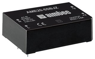 AIMTEC AME20-5SBJZ Fuente de Alimentación Montaje PCB AC/DC, ITE, 1 Salida, 18 W, 5 V, 3.6 A