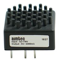 AIMTEC AM20CWR-2405SZK Convertidor CD/CD Pasante Aislado, Railway, DIP, 20 W, 1 Salida, 5 V