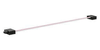 HARWIN M55-4000342-0300A Cable Plano, 26AWG, IDC Hembra a IDC Hembra, 3 Posiciones, 11.8 ", 300 mm, 1.27 mm, M55-400 Series