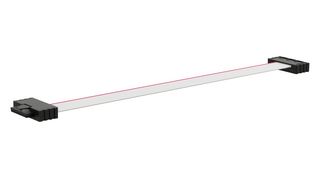 HARWIN M55-4001042-0150A Cable Plano, 26AWG, IDC Hembra a IDC Hembra, 10 Posiciones, 5.9 ", 150 mm, 1.27 mm, M55-400 Series