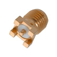 JOHNSON - CINCH CONNECTIVITY 142-0711-811 RF / Coaxial Connector, SMA Coaxial, Straight Bulkhead Jack, Board Edge / End Launch, 50 ohm