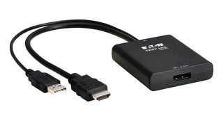 EATON TRIPP LITE P130-06N-DP-8K Audio / Video Cable Assembly, HDMI Plug, USB Type A, DisplayPort Receptacle, 11.8 ", 300 mm