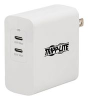EATON TRIPP LITE U280-W02-70C2-G Wall Charger, 2-Port, NEMA 1-15P, USB-C, GaN, 230VAC