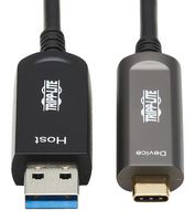EATON TRIPP LITE U428F-10M-D3 Cable USB, Tipo A Macho a Tipo C Macho, 10 m, 32.8 ft, USB 3.2, Negro