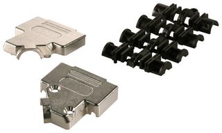 MH CONNECTORS MHD45ZK-15-K Carcasa Trasera D Sub, Serie MHD45ZK, DA, 90°, Zinc