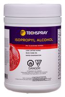TECHSPRAY 1610-100DSP Paños para Limpieza, IPA, Paquete de 100