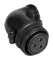 AMPHENOL INDUSTRIAL 97-3108B-20-27S Circular Connector, 97 Series, MIL-DTL-5015 Series, Right Angle Plug, 14 Contacts, Solder Socket