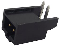 MOLEX 90136-2202 Cabezal de Pin, Señal, 2.54 mm, 1 Líneas, 2 Contactos, THT (Through Hole) Ángulo Recto
