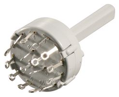 LORLIN CK1027 Interruptor Giratorio, 3 Posiciones, 4 polos, 30 °, 150 mA, 250 V, CK Series
