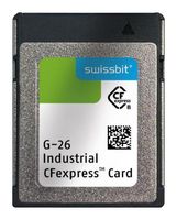 SWISSBIT SFCE080GW1EB4TO-I-6F-11P-STD Flash Memory Card, Type B, 3D pSLC, CFexpress Card, 80 GB