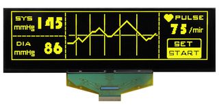MIDAS DISPLAYS MCOT256064CY-YM
