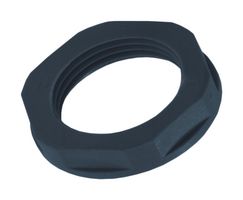 LAPP 53119160 Tuerca de Bloqueo, Negro, M50 x 1.5, Nylon (Polyamide), Glass Fibre Reinforced, 8 mm