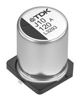 TDK B40910A8127M000 Hybrid Aluminium Electrolytic Capacitor, 120 µF, ± 20%, 63 V, Radial Can - SMD, 0.017 ohm