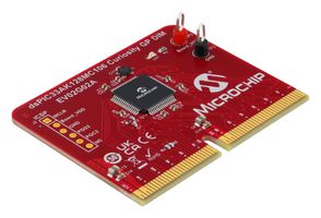 MICROCHIP EV02G02A Módulo En-Línea Doble, dsPIC33AK128MC106, Tarjeta Desarrollo Plataforma Curiosity dsPIC33A EV74H48A