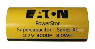 EATON ELECTRONICS XL60-2R9348W-R Supercapacitor, 3400 F, 2.85 V, Tornillo, 0%, +20%, 1500 horas @ 65°C