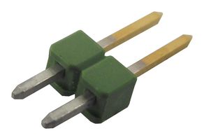 TE CONNECTIVITY - AMP 826629-2 Cabezal de Pin, Tarjeta-a-Tarjeta, 2.54 mm, 1 Líneas, 2 Contactos, Agujero Pasante