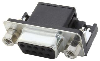 MULTICOMP PRO 8LCM009S-304B-XX Conector D Sub, Ángulo Recto, DB9, Estándar, Receptáculo eléctrico, Serie 8LC, 9 Contactos, DE