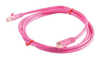 PRO SIGNAL PS11066 Cable Ethernet, Cat5e, Cat 5e, RJ45 Macho a RJ45 Macho, UTP (par trenzado sin blindaje), Rosa, 5 m