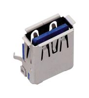 WURTH ELEKTRONIK 692121030100 Conector USB, USB Tipo A, USB 3.0, Receptáculo eléctrico, 9 Posiciones, Through Hole, Horizontal
