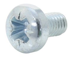 TR FASTENINGS M3.5 6 PRSTMC Z100 Tornillo, DIN 7985, M3.5, 6 mm, Steel, Zinc, Pozidriv de Cabeza Alomada Ahuecada